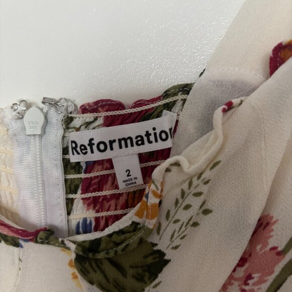 Reformation Nikita Dress in Bouquet - US 2 - Picture 4 of 6